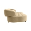 Henry Velvet 2 Seater Sofa Beige Color
