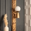 Lark Lzzy Gold Wall Light By Shoppeefry