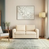 Apollo 2 Seater  Fabric Sofa In Birch Beige Colour