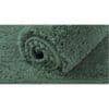 Kaia Green Solid Natural Fiber 30x18 inches Anti-Skid Bath Mat