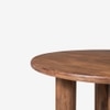 Elysianis Leewell Solid Wood 6 Seater Dining Table in Brown Finish