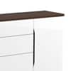Baltoro Engineered Wood Sideboard in White Finish