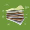 Tatva - Organic Cotton Fabric Latex Mattress (75 x 72 in, 6 Inches)