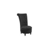 Piece High Back Accent Chair in Black Colour