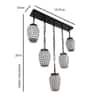 Devansh Solid Wood Electric Wall Light in Brown Colour with White Shade Count of 1 Light