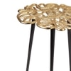 De Aluminium Side Table in Gold Colour