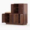 Claire Shoe Rack Of 25 Pairs In Provincial Teak Color