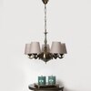 Devansh Wood Wall Mounted Lamp With Off-White Cotton Shade