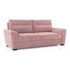Adelaide Essential 3 Seater Fabric Sofa In Desert Rose