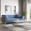 Wynn 3 Seater Fabric Sofa in Baltic Blue Colour