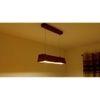 Sirius 24 Brown Wooden LED Hanging Lamp