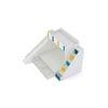 Sleep Nâ€™ Slide Bunk Bed with Slide and Storage in White Colour BKBB026