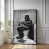 The Castle Decor Dark Space Villain Wall Art Framed Painting 20x30 Inch