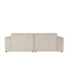 Comforthaven Wood 2 Seater With Upholstery Non Storage Sofa In Beige Colour