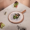 Ireka Home Shell Yeah Wooden Serving Board with Enamel