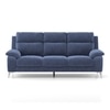 Emila 3 seater fabric sofa in Blue Colour