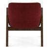 Carven Lounge Chair in Red Colour