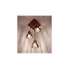 Taper Brown Solid Wood Cluster Hanging Light