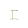 Meylon Metal Side Table in Gold Finish