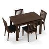 Diner 4 Seater Dining Table Set (With Upholstered Chairs)