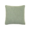 Knitted Purl Ryegrass Cotton Cushion Cover 16X16 Inches