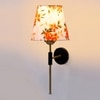 Devansh Metal Electric Wall Light in Black Colour with Multi Shade Count of 1 Light
