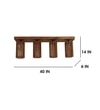 Casa Brown Solid Wood Ceiling Light