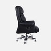 Endeavour High Back Leatherette Office Chair In Black Colour