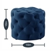 Ocean Breeze Pouf