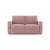 Apollo Compact 2 Seater Fabric Sofa in Desert Rose Colour