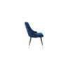 Sumra Solid Wood Accent Chair in Blue Colour