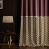 Stoa Paris Satin Curtain for Door, 70% Blackout Curtains, Sun Protection, Set of 1, Versailles - Royal Rouge