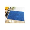 Shelby Blue Solid Fabric 24x16 inches Anti-Skid Bath Mat