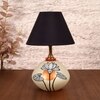 Silver Luster Terracotta Table Lampshade ( 8x8x14)