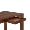 Arlo XL Teak Wood 6 Seater Storage Dining Table In Teak Finish