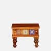 Rangrez Sheesham Wood Coffee Table in Honey Oak Finish