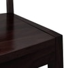 Capra Solid Wood Dining Chair in Mahogany Finish - Set of 2