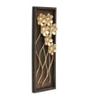W-Piper Abstract Metal Wall Decor in Gold Set of 1
