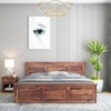 Stainfleld Sheesham Wood King Size Bed Non Storage Bed Provincial Teak Finish (72 x 78 inches)