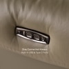 Splendor Three Seater Motorized Leather Recliner in Olive Green Colour