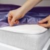 Stoa Paris 300TC UltrSatin Super King Bedsheet Set Satin Super Pink Indigo