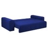 Riyab 3 Seater Pull Out Sofa cum Bed  in Navy Blue Colour