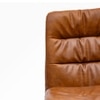 Maple Metal Dining Chair in Brown Colour