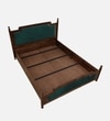 Domino Solid Wood Storage Bed In Champange Colour