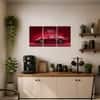 The Castle Decor Red Porsche GT3 Sports Car Wall Art Set of 3 8x12 Inch