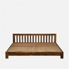 Hertfort Solid Wood King  Size Bed Without Storage (Provincial Teak Finish)