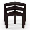Clapton Solid Wood Side Table in Mahogany Finish