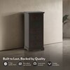 Alexandra Solid Wood Chest of Drawers in American Walnut Finish