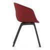 Poulain Fabric Accent Chair In Red Colour