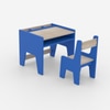 Topolino Toddler Activity Table & Chair in Blue